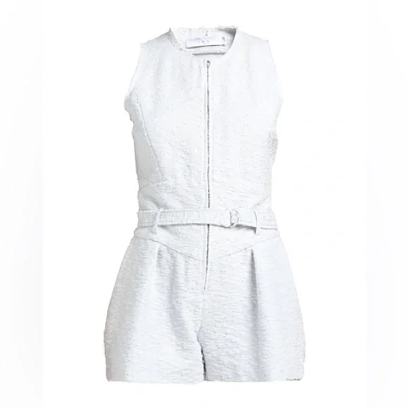 IRO white textured Jumpsuits one piece - Picture 5 of 11